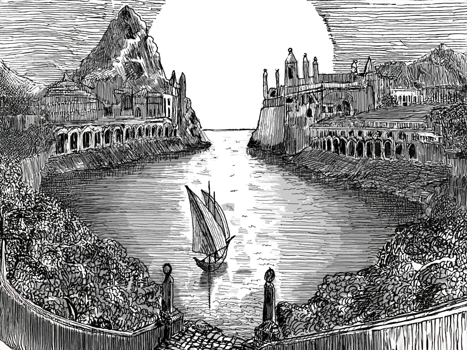 Example of Custom E Ink Illustrations